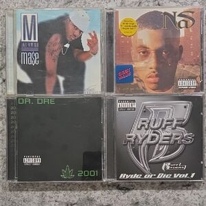 90s Hip-Hop CD Collection (Mase, Nas, Dr. Dre, Ruff Ryders)
